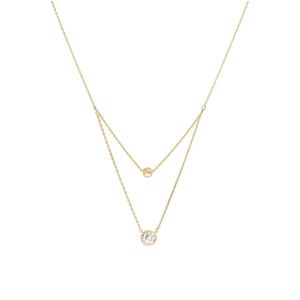 Marlyn Schiff Double Layered Necklace